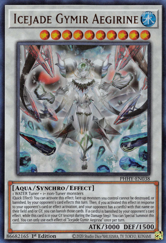 Icejade Gymir Aegirine [PHHY-EN038] Ultra Rare - Yu-Gi-Oh! - Card Brawlers | Quebec | Canada |