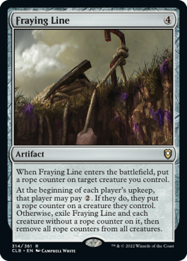 Fraying Line [Commander Legends: Battle for Baldur's Gate] - Magic: The Gathering - Card Brawlers | Quebec | Canada |
