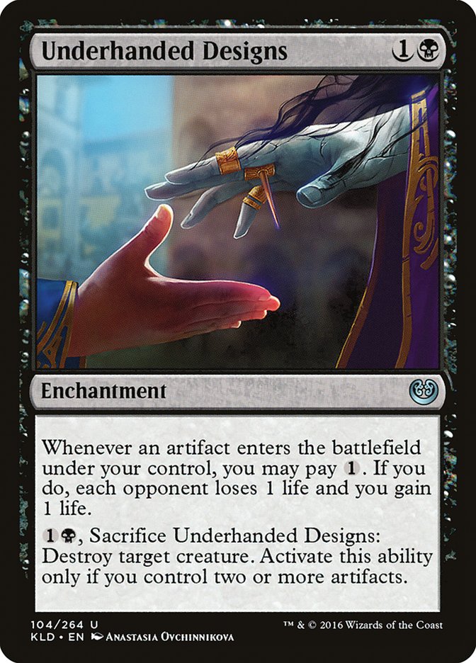 Underhanded Designs [Kaladesh] - Magic: The Gathering - Card Brawlers | Quebec | Canada |