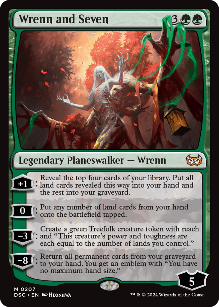 Wrenn and Seven [Duskmourn: House of Horror Commander] - Magic: The Gathering - Card Brawlers | Quebec | Canada |