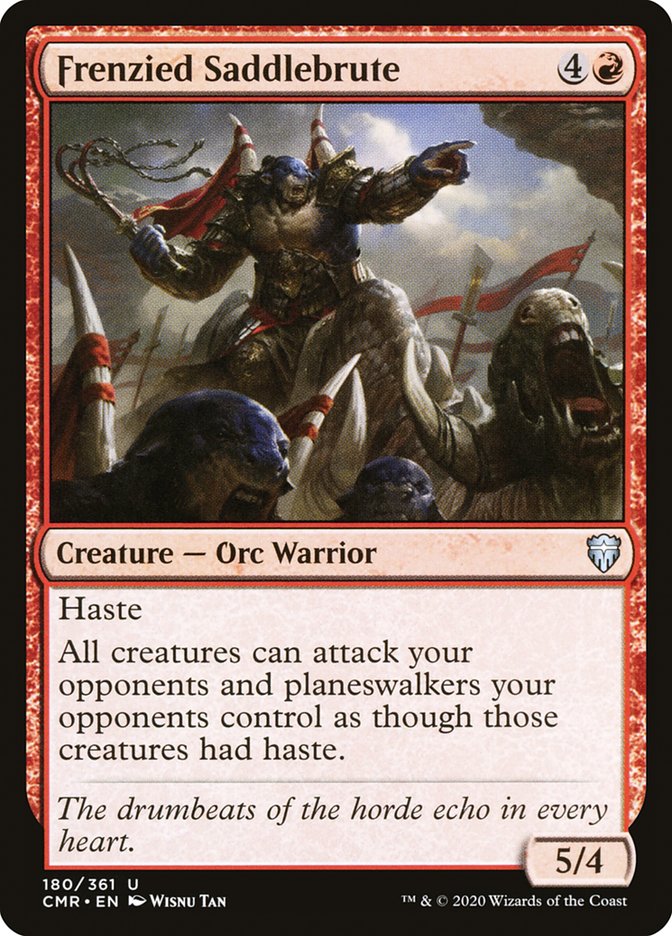 Frenzied Saddlebrute [Commander Legends] - Magic: The Gathering - Card Brawlers | Quebec | Canada |
