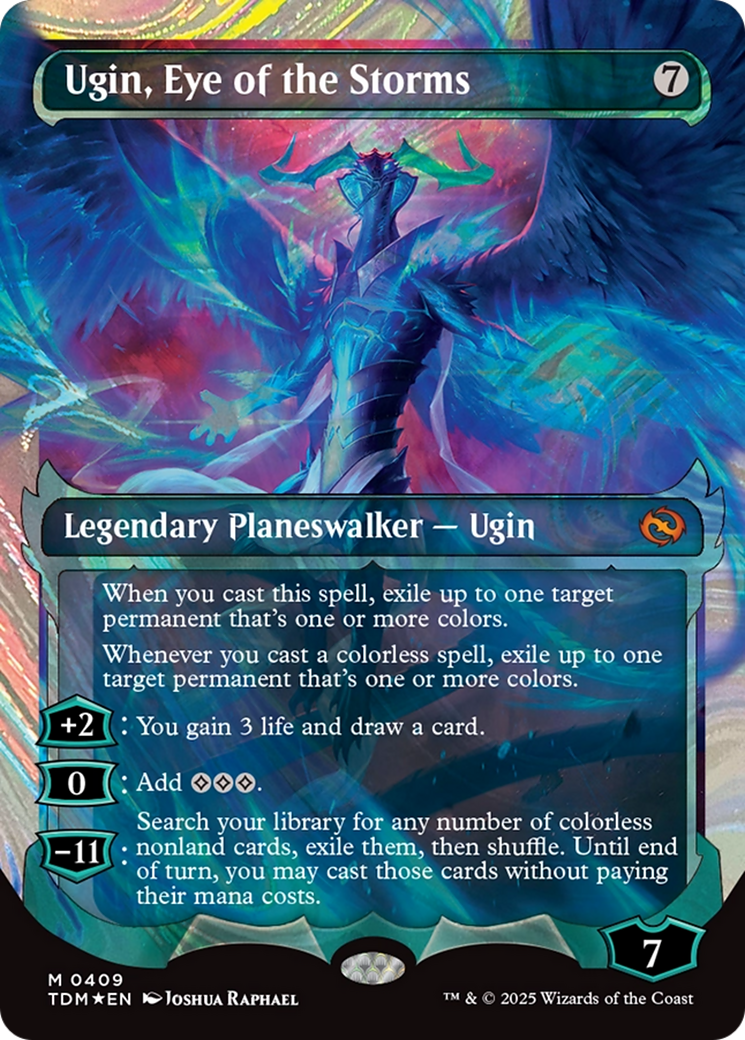 Ugin, Eye of the Storms (Showcase) (Halo Foil) [Tarkir: Dragonstorm] - Magic: The Gathering - Card Brawlers | Quebec | Canada |
