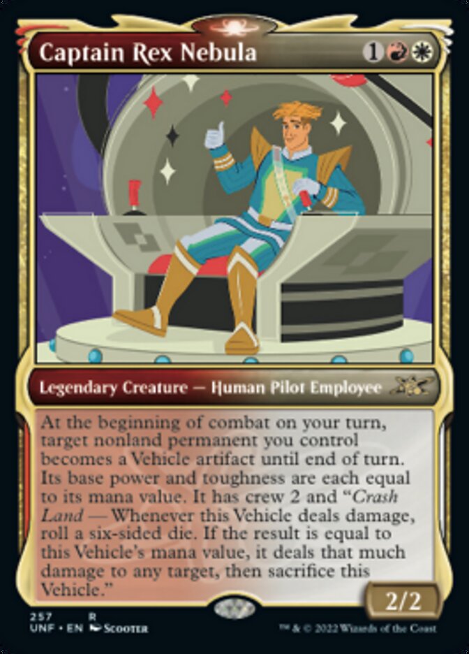 Captain Rex Nebula (Showcase) [Unfinity] - Magic: The Gathering - Card Brawlers | Quebec | Canada |