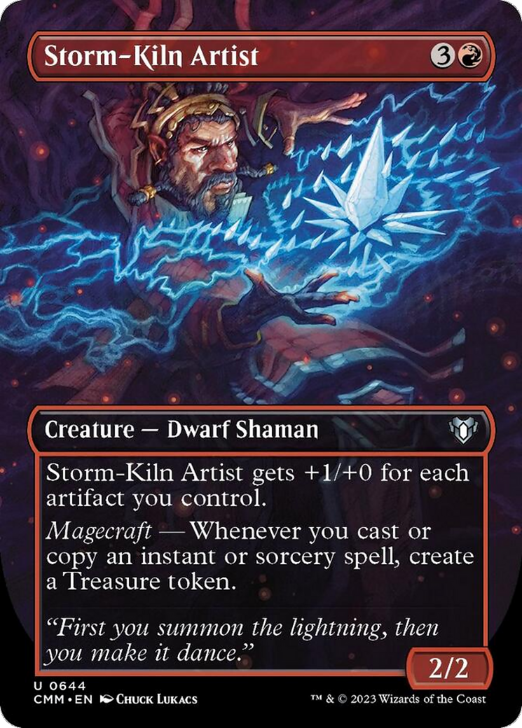Storm-Kiln Artist (Borderless Alternate Art) [Commander Masters] - Magic: The Gathering - Card Brawlers | Quebec | Canada |