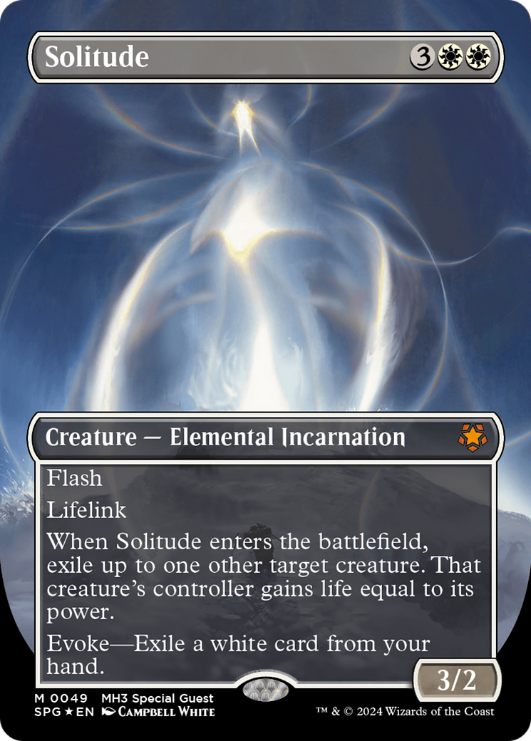 Solitude (Borderless) (Textured Foil) [Modern Horizons 3 Special Guests] - Magic: The Gathering - Card Brawlers | Quebec | Canada |