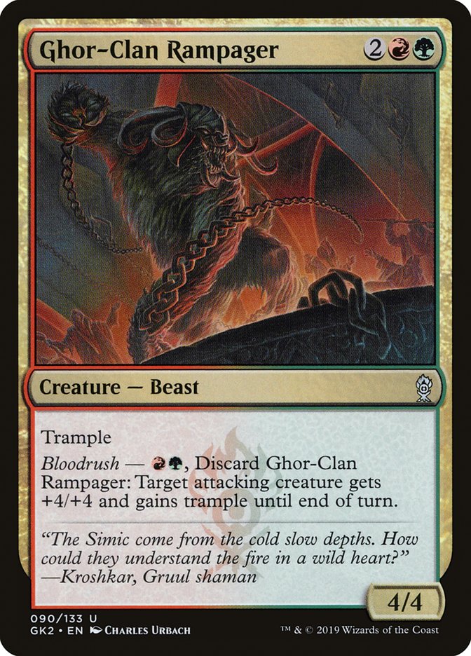 Ghor-Clan Rampager [Ravnica Allegiance Guild Kit] - Magic: The Gathering - Card Brawlers | Quebec | Canada |