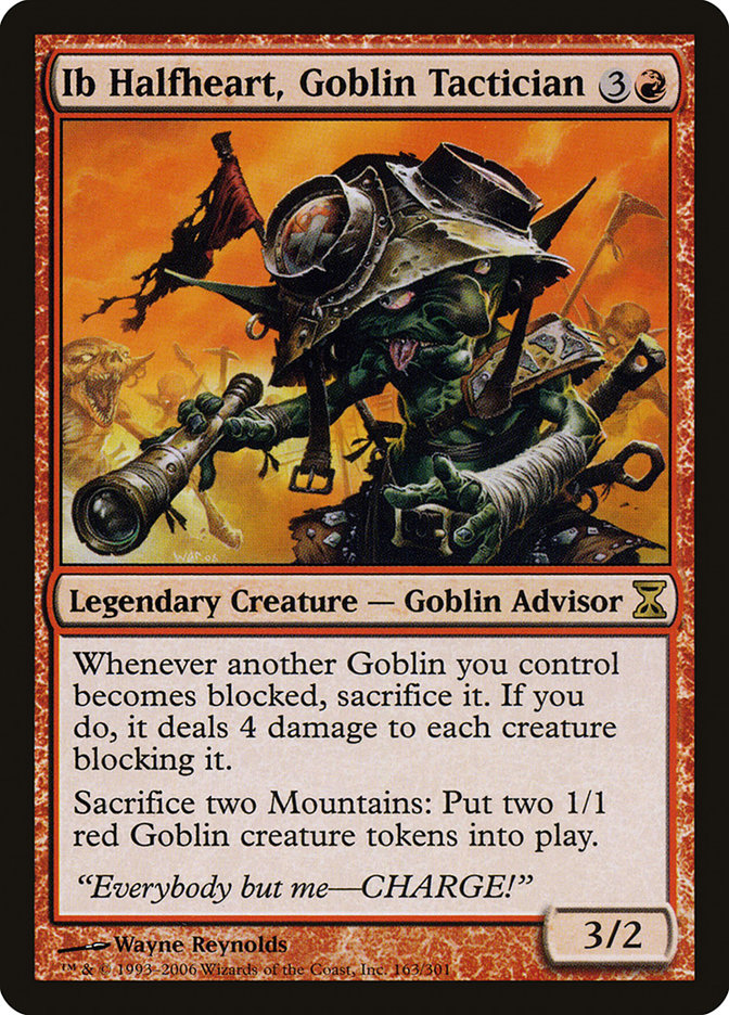 Ib Halfheart, Goblin Tactician [Time Spiral] - Magic: The Gathering - Card Brawlers | Quebec | Canada |