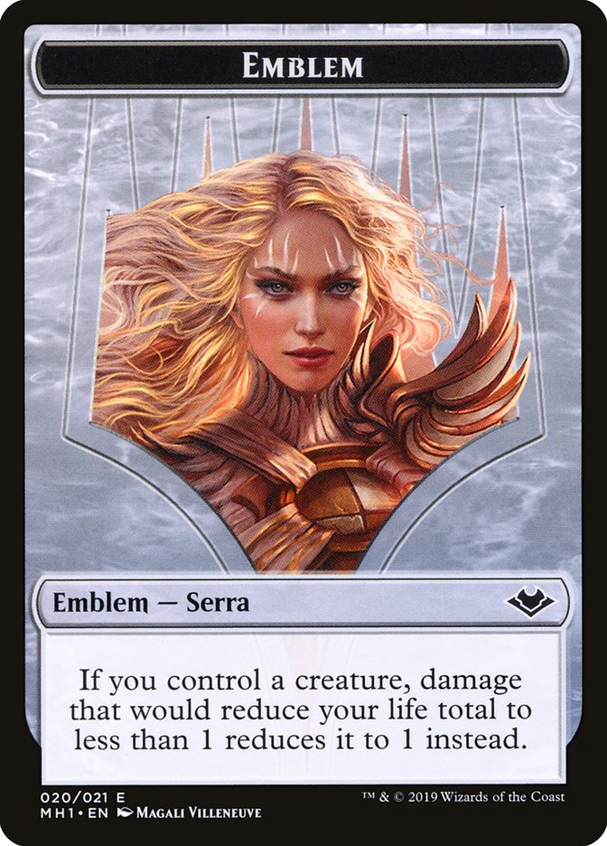 Elemental (008) // Serra the Benevolent Emblem (020) Double-Sided Token [Modern Horizons Tokens] - Magic: The Gathering - Card Brawlers | Quebec | Canada |
