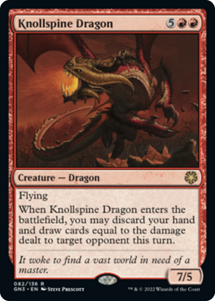 Knollspine Dragon [Game Night: Free-for-All] - Magic: The Gathering - Card Brawlers | Quebec | Canada |