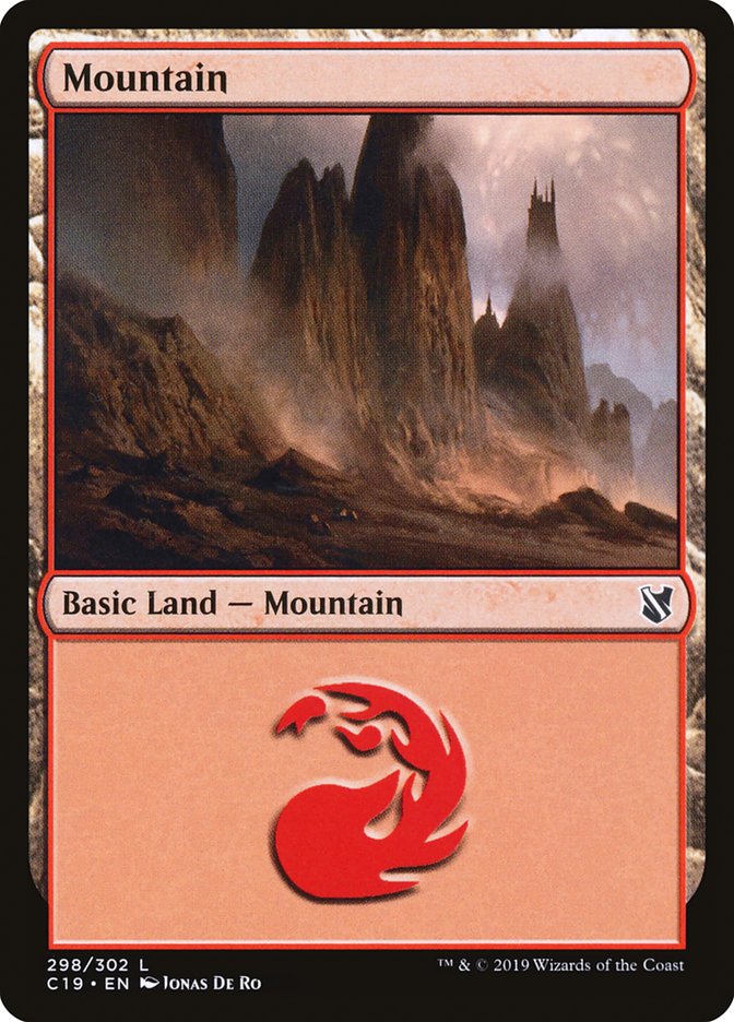 Mountain (298) [Commander 2019] - Magic: The Gathering - Card Brawlers | Quebec | Canada |