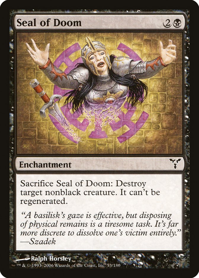 Seal of Doom [Dissension] - Magic: The Gathering - Card Brawlers | Quebec | Canada |