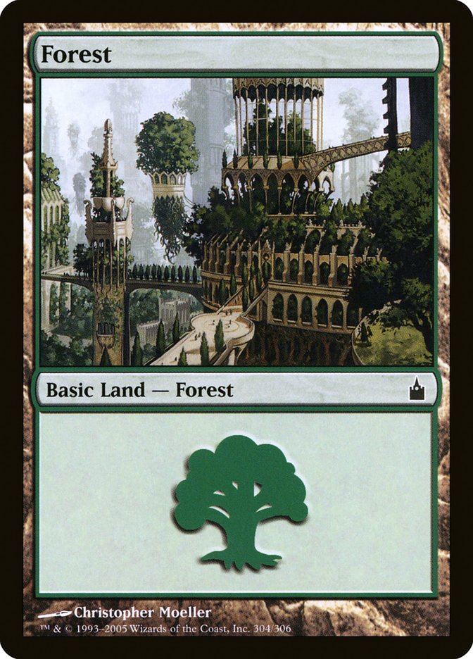 Forest (304) [Ravnica: City of Guilds] - Magic: The Gathering - Card Brawlers | Quebec | Canada |