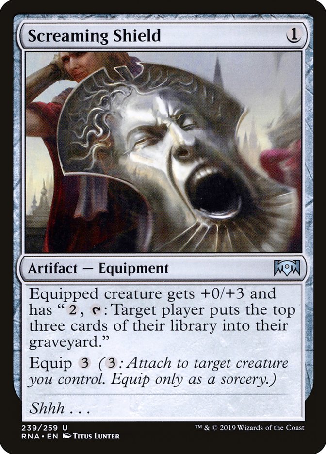 Screaming Shield [Ravnica Allegiance] - Magic: The Gathering - Card Brawlers | Quebec | Canada |