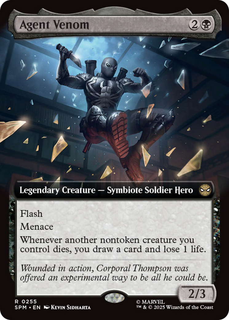 Agent Venom (Extended Art) [Marvel's Spider-Man] - Magic: The Gathering - Card Brawlers | Quebec | Canada |