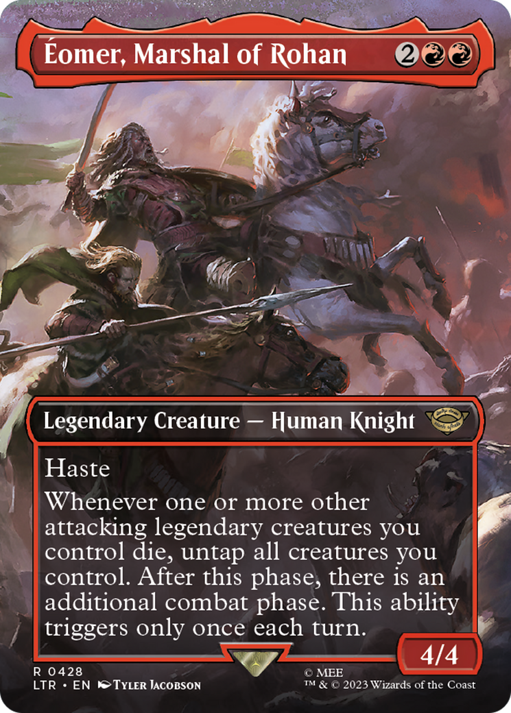 Eomer, Marshal of Rohan (Borderless Alternate Art) [The Lord of the Rings: Tales of Middle-Earth] - Magic: The Gathering - Card Brawlers | Quebec | Canada |