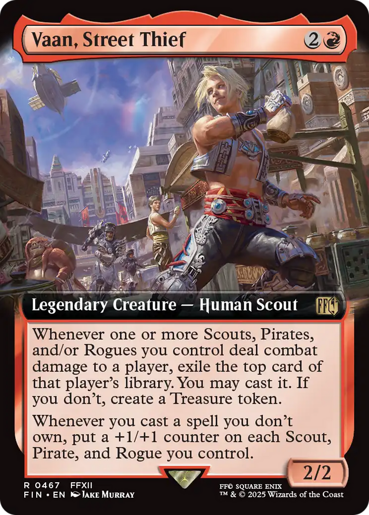 Vaan, Street Thief (Extended Art) [FINAL FANTASY] - Magic: The Gathering - Card Brawlers | Quebec | Canada |