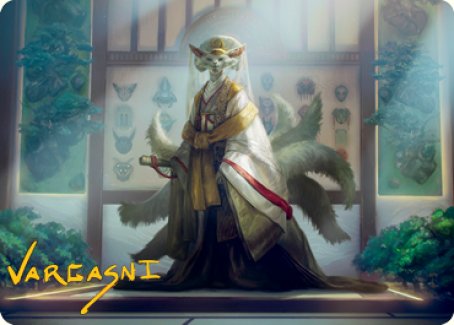 Light-Paws, Emperor's Voice Art Card (Gold-Stamped Signature) [Kamigawa: Neon Dynasty Art Series] - Magic: The Gathering - Card Brawlers | Quebec | Canada |