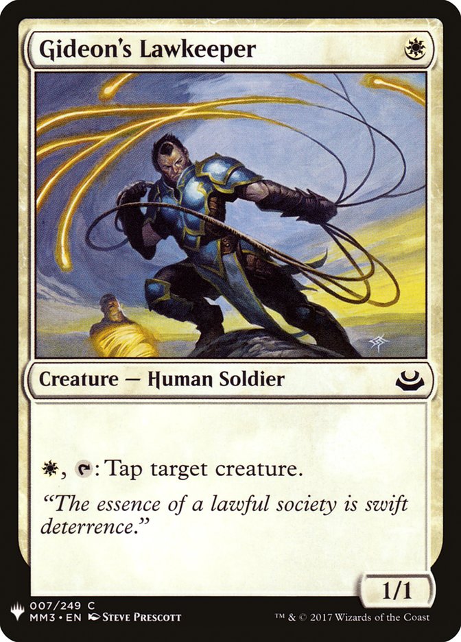 Gideon's Lawkeeper [Mystery Booster] - Magic: The Gathering - Card Brawlers | Quebec | Canada |