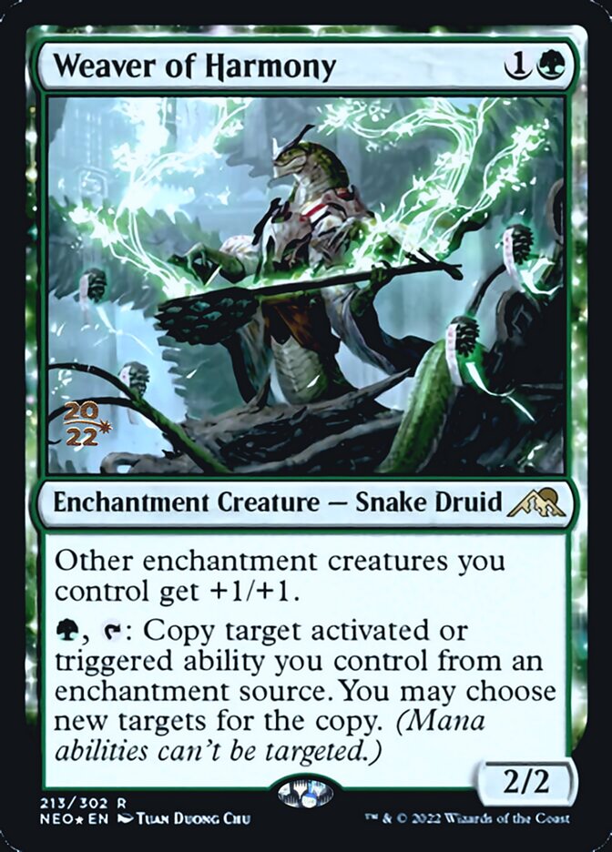 Weaver of Harmony [Kamigawa: Neon Dynasty Prerelease Promos] - Magic: The Gathering - Card Brawlers | Quebec | Canada |
