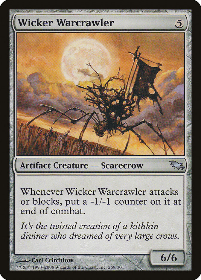 Wicker Warcrawler [Shadowmoor] - Magic: The Gathering - Card Brawlers | Quebec | Canada |