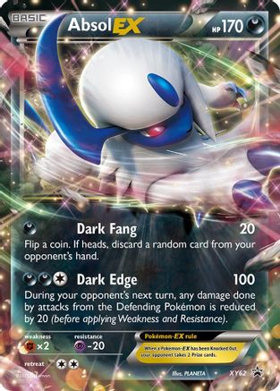 Absol EX (XY62) [XY: Black Star Promos] - Pokémon - Card Brawlers | Quebec | Canada |