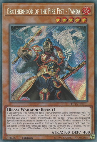 Brotherhood of the Fire Fist - Panda [FIGA-EN013] Secret Rare - Yu-Gi-Oh! - Card Brawlers | Quebec | Canada |