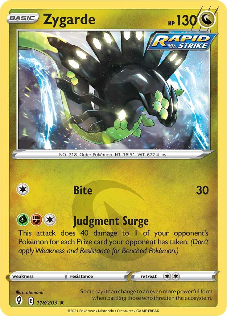 Zygarde (118/203) [Sword & Shield: Evolving Skies] - Pokémon - Card Brawlers | Quebec | Canada |