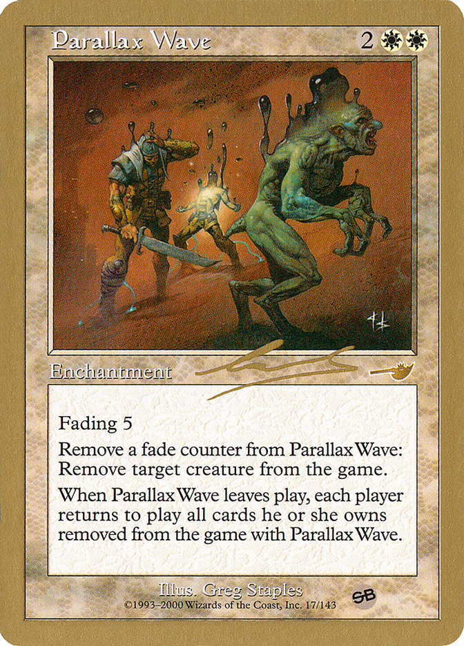 Parallax Wave (Nicolas Labarre) (SB) [World Championship Decks 2000] - Magic: The Gathering - Card Brawlers | Quebec | Canada |
