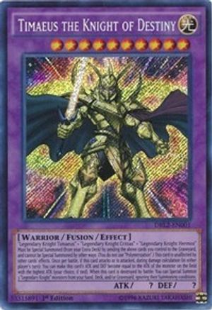 Timaeus the Knight of Destiny [DRL2-EN001] Secret Rare - Yu-Gi-Oh! - Card Brawlers | Quebec | Canada |