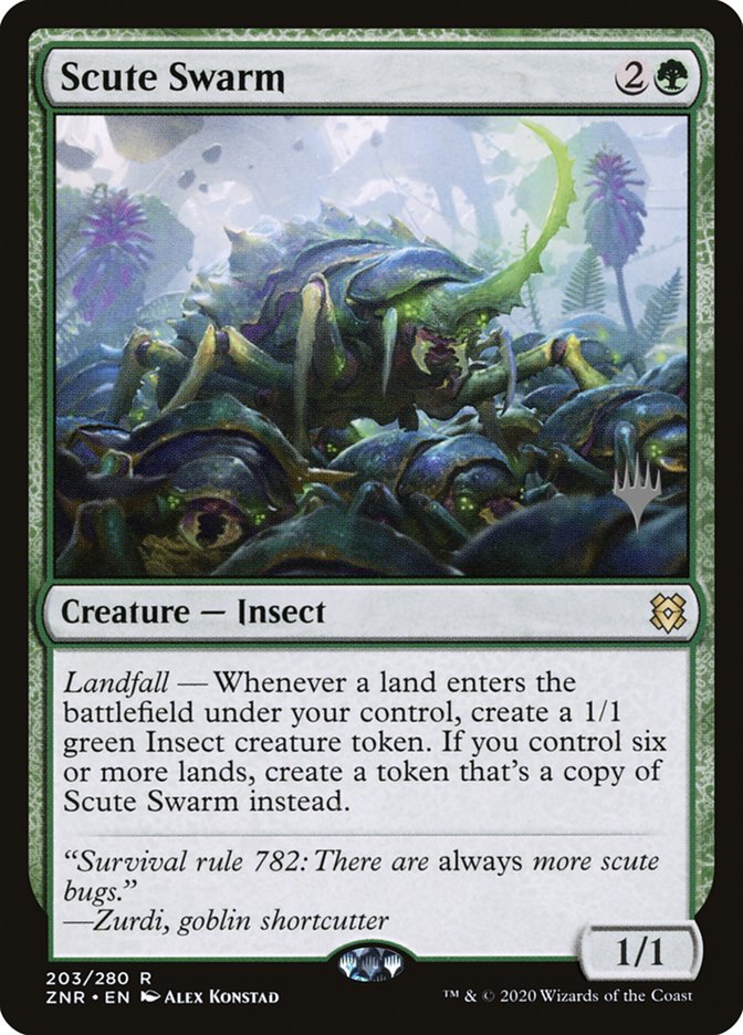 Scute Swarm (Promo Pack) [Zendikar Rising Promos] - Magic: The Gathering - Card Brawlers | Quebec | Canada |