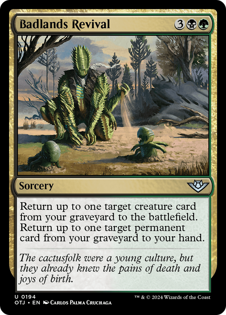 Badlands Revival [Outlaws of Thunder Junction] - Magic: The Gathering - Card Brawlers | Quebec | Canada |