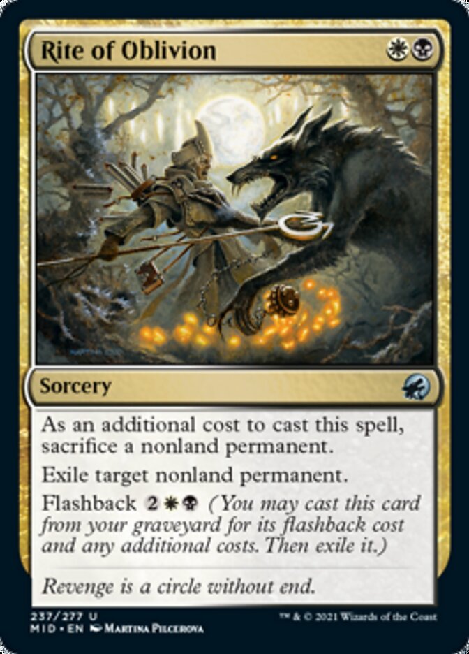 Rite of Oblivion [Innistrad: Midnight Hunt] - Magic: The Gathering - Card Brawlers | Quebec | Canada |