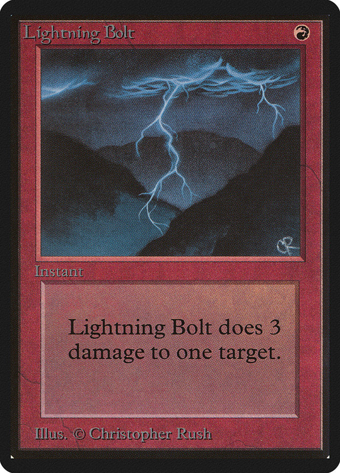 Lightning Bolt [Beta Edition] - Magic: The Gathering - Card Brawlers | Quebec | Canada |