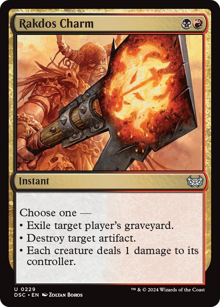 Rakdos Charm [Duskmourn: House of Horror Commander] - Magic: The Gathering - Card Brawlers | Quebec | Canada |