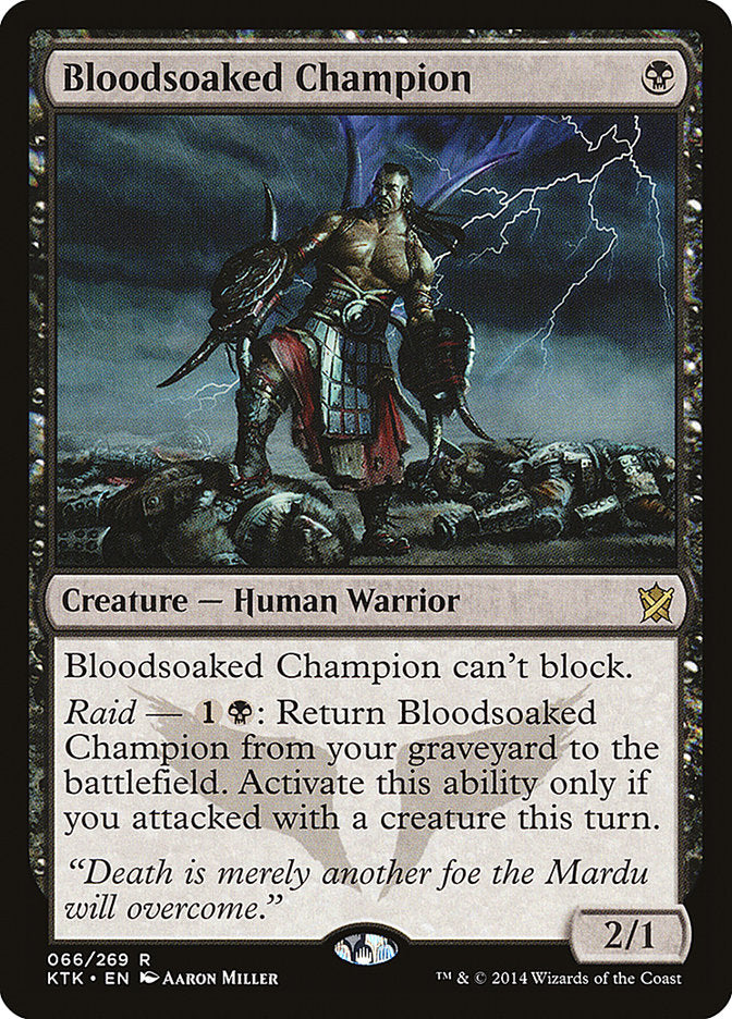 Bloodsoaked Champion [Khans of Tarkir] - Magic: The Gathering - Card Brawlers | Quebec | Canada |