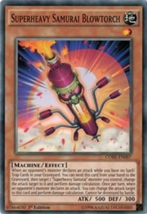 Superheavy Samurai Blowtorch [CORE-EN007] Common - Yu-Gi-Oh! - Card Brawlers | Quebec | Canada |