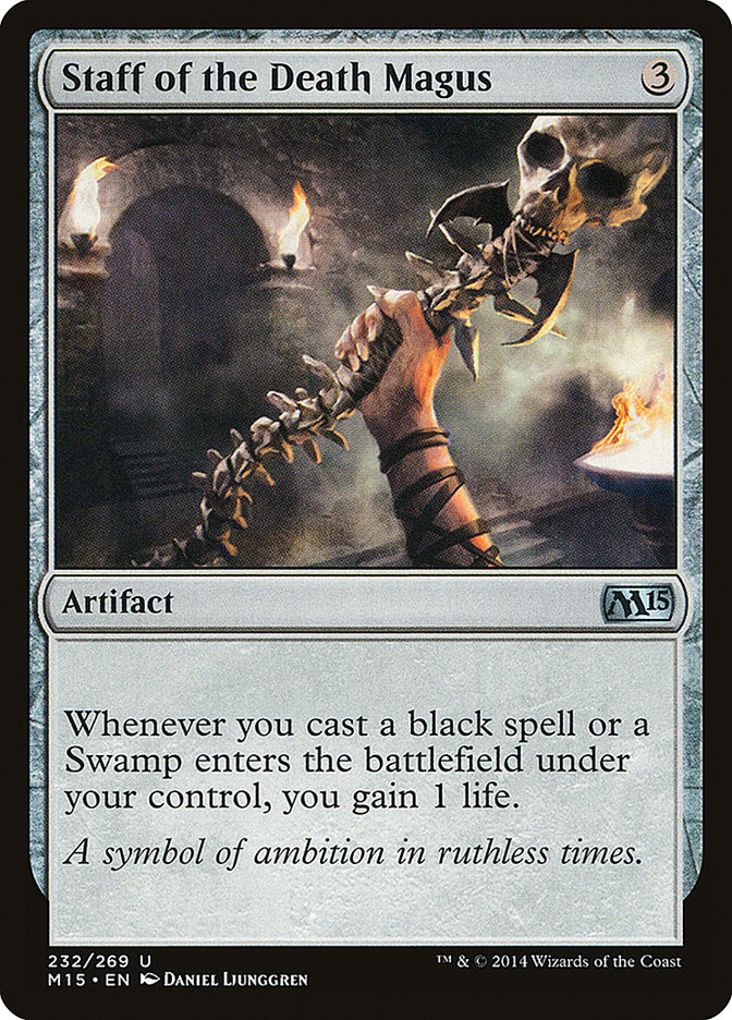 Staff of the Death Magus [Magic 2015] - Magic: The Gathering - Card Brawlers | Quebec | Canada |