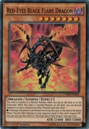 Red-Eyes Black Flare Dragon [CORE-EN020] Super Rare - Yu-Gi-Oh! - Card Brawlers | Quebec | Canada |
