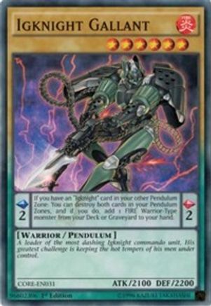 Igknight Gallant [CORE-EN031] Common - Yu-Gi-Oh! - Card Brawlers | Quebec | Canada |