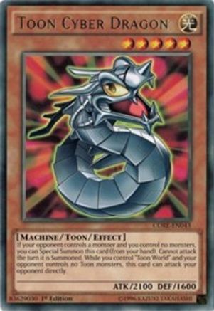 Toon Cyber Dragon [CORE-EN043] Rare - Yu-Gi-Oh! - Card Brawlers | Quebec | Canada |