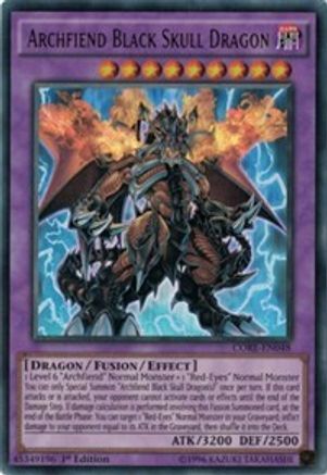 Archfiend Black Skull Dragon [CORE-EN048] Ultra Rare - Yu-Gi-Oh! - Card Brawlers | Quebec | Canada |