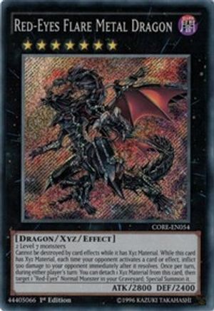 Red-Eyes Flare Metal Dragon [CORE-EN054] Secret Rare - Yu-Gi-Oh! - Card Brawlers | Quebec | Canada |