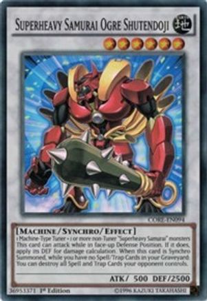 Superheavy Samurai Ogre Shutendoji [CORE-EN094] Super Rare - Yu-Gi-Oh! - Card Brawlers | Quebec | Canada |