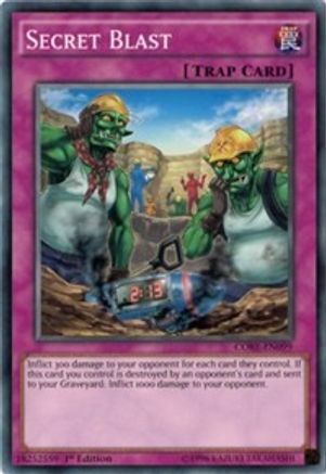 Secret Blast [CORE-EN099] Common - Yu-Gi-Oh! - Card Brawlers | Quebec | Canada |