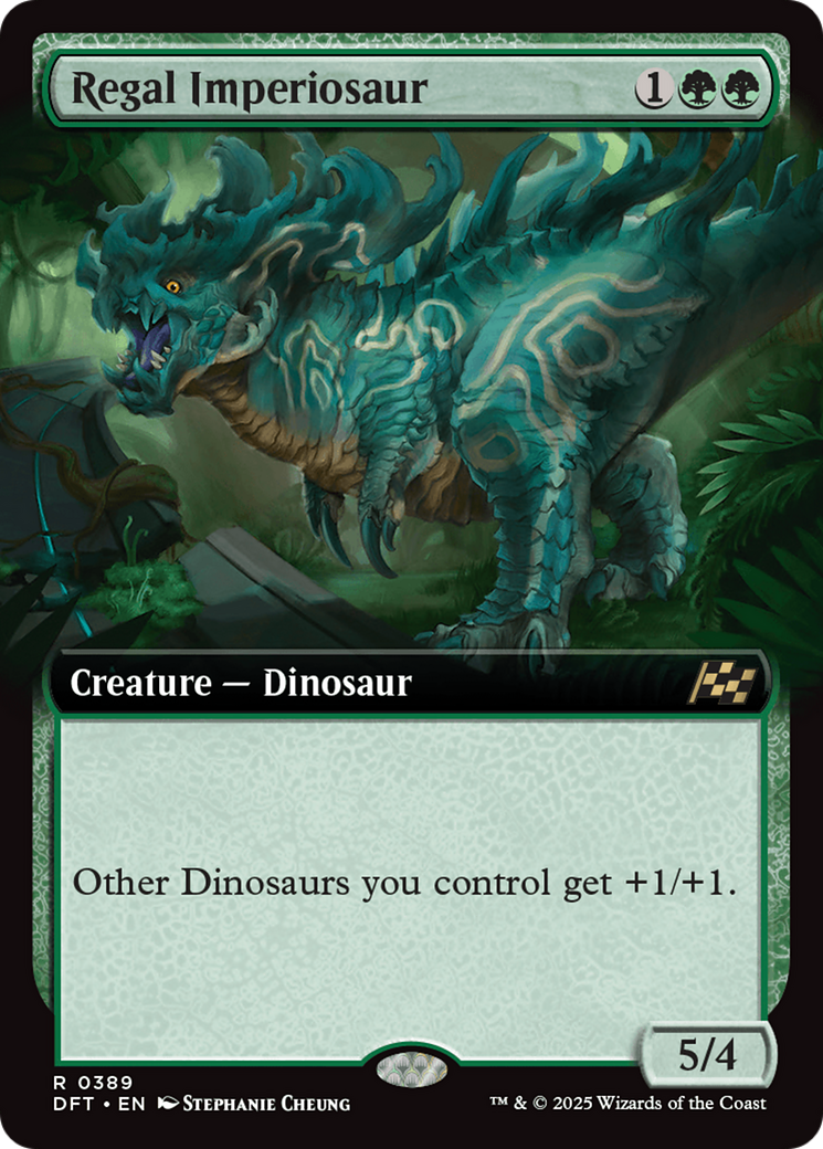 Regal Imperiosaur (Extended Art) [Aetherdrift] - Magic: The Gathering - Card Brawlers | Quebec | Canada |