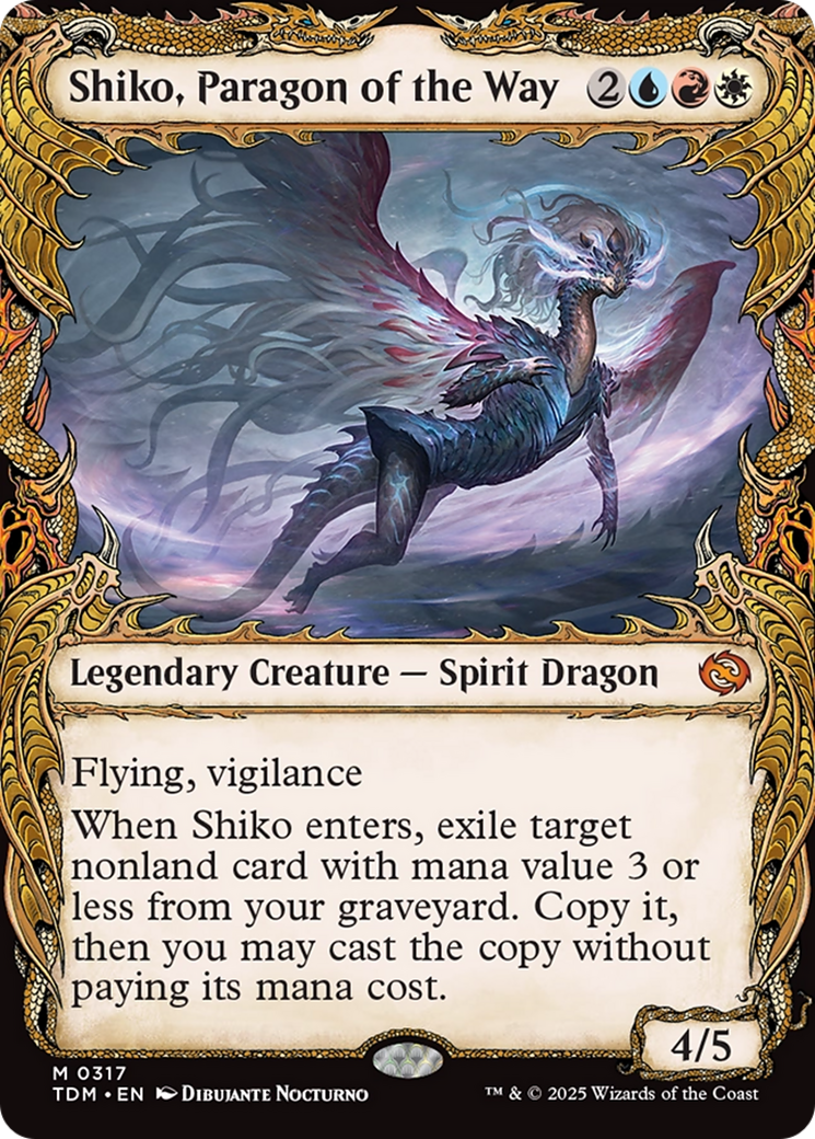 Shiko, Paragon of the Way (Showcase) [Tarkir: Dragonstorm] - Magic: The Gathering - Card Brawlers | Quebec | Canada |