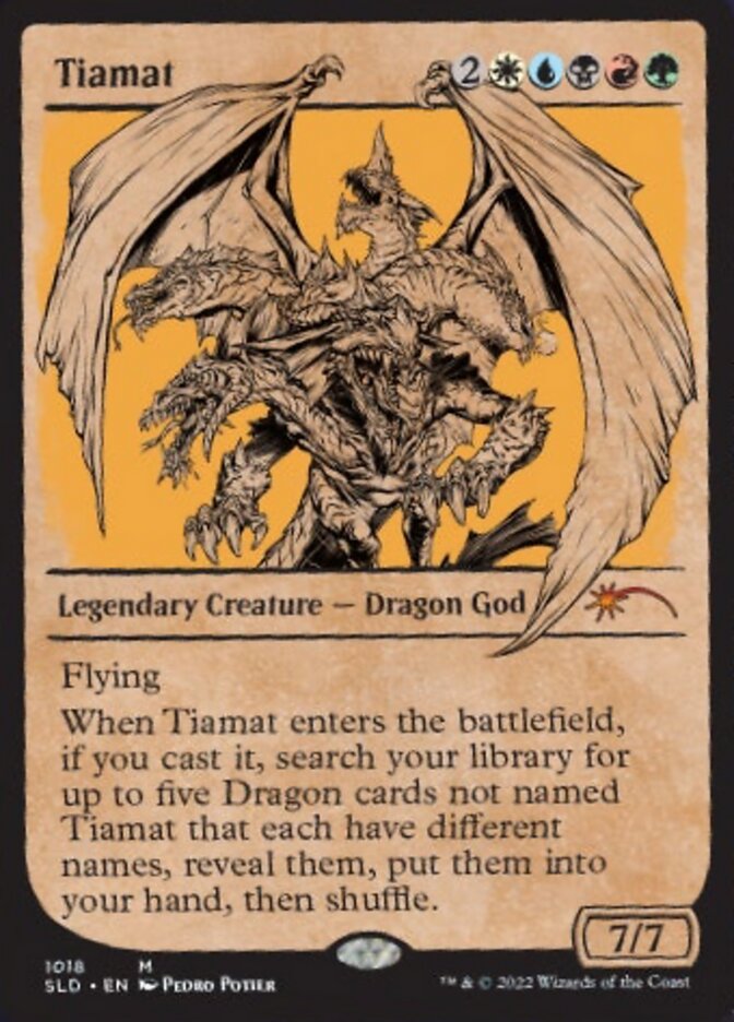 Tiamat (Showcase) [Secret Lair Drop Series] - Magic: The Gathering - Card Brawlers | Quebec | Canada |