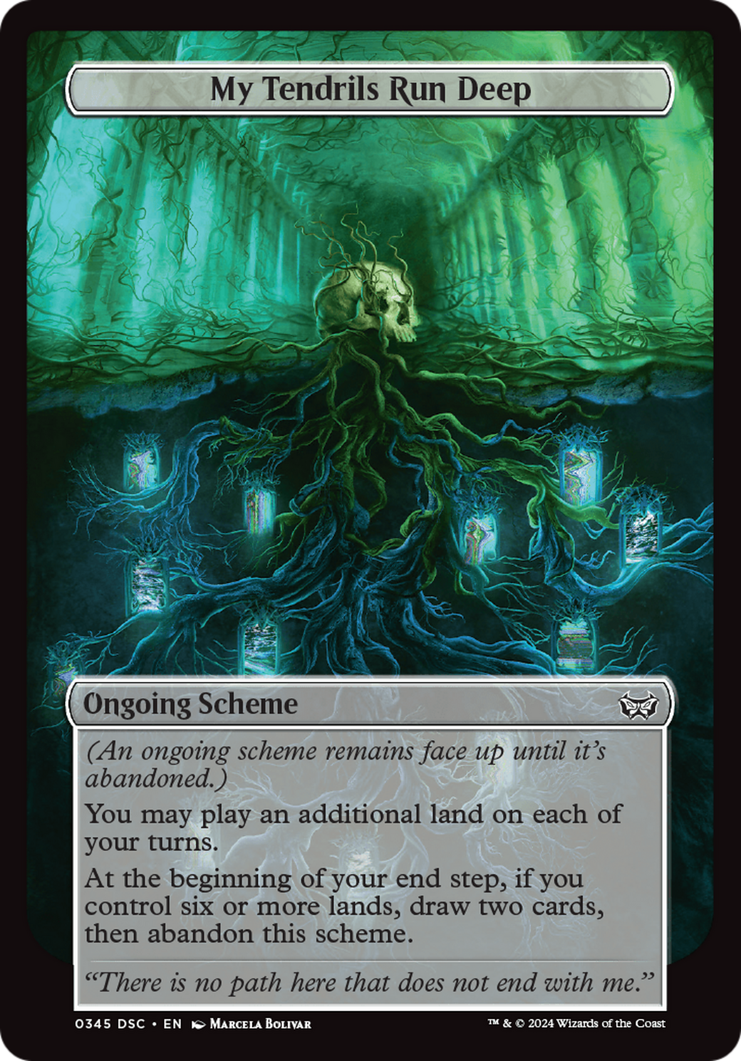 My Tendrils Run Deep (Full Art) [Duskmourn: Archenemy] - Magic: The Gathering - Card Brawlers | Quebec | Canada |