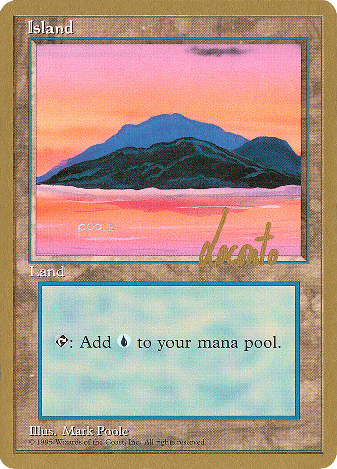 Island (ml369) (Michael Loconto) [Pro Tour Collector Set] - Magic: The Gathering - Card Brawlers | Quebec | Canada |