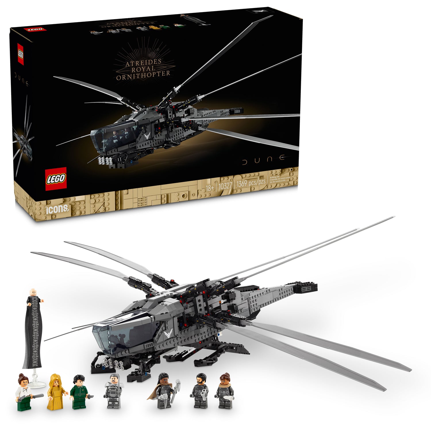 LEGO® - Icons - Dune Atreides Royal Ornithopter - Building Kit - 10327 - Lego - Card Brawlers | Quebec | Canada |